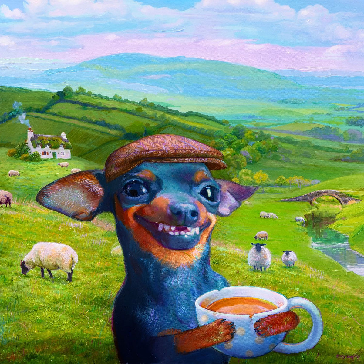 A Sheep Dog's Day Off